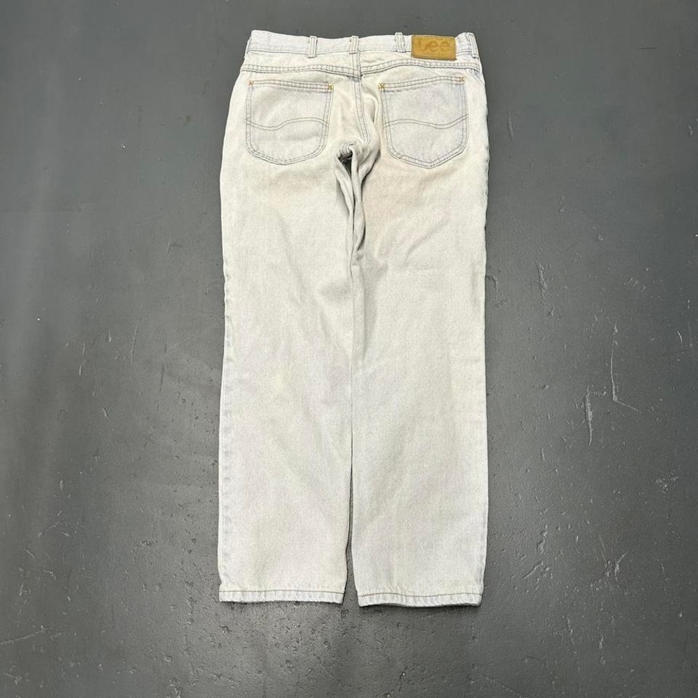 Vintage 90s Lee union made in the USA bleach wash light wash baggy Jeans
